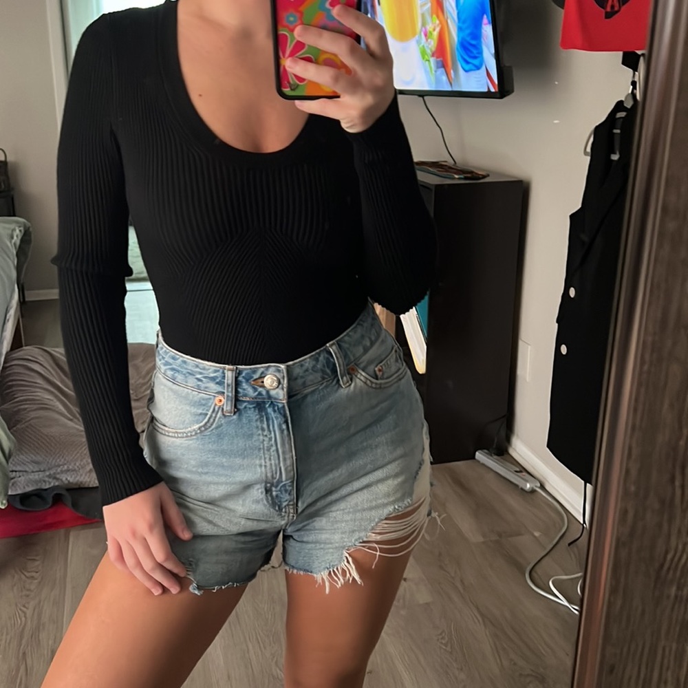 A&F sweater bodysuit